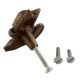 Antique Squirrel Iron Dresser Knob